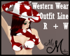 MM~Western R + W Gloves