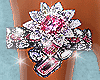 ICED OUT FLOWER RING F