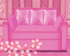 Pink Suede Chair e