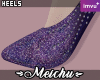 🌸 Purple Party Heels