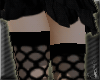 *S*Ripped Lacy Fishnet