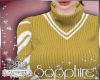 [S] Knitted Top-Golden