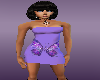 butterfly purple dress