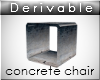 [8] concrete chair