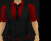 Red Shirt W Grey Vest