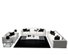 BLACK &WHITE COUCH SET