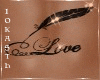 IO-Love Feather-Tattoo