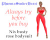 Nix busty rose bodysuit