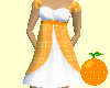 Orange Plaid Dress