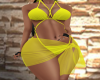 Yellow Bikini & Pareo