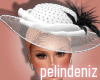[P] Lady's white hat