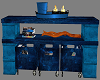 Shades of Blue Sideboard