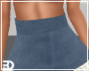 Denim Ruffle Skirt