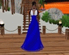 BlueWhite Gown