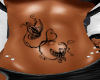 Butterflies Tummy Tattoo