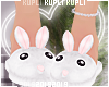 $K Bunny Slippers e