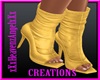 Yellow Open Toe Boot
