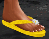 Yellow Flip Flops DRV