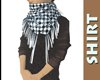 Brown Sweater and Scarf