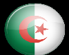 Algeria Button Sticker