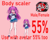 55% Kids Body Scaler F/M