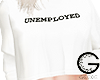 ֍ Unemployed Hoodie White