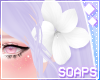 +Hair Flower L White