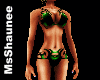 Green Tribal Bikini PVC
