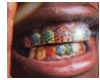 Studded Rainbow Grillz