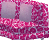 El' Pink Leopard Sofa