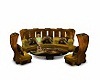 Royal Gold Dragon Couch