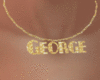 George Gold Necklace
