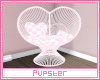 baby pink love chair