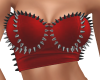 ROXI RED SPIKED CORSET
