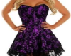 Purple & Black negligee