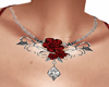 Necklace Red Rose