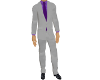 Grey w/Purple Full Suit