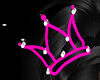 Bright pink crown