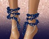 Blue Ankle Chains