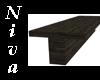 Dark Wooden Long Table