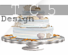 Seashell wedding cake