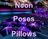 Neon Pillows + Poses
