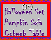 (IZ) Pumpkins Cobweb Set