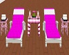 Pink Chaise Set