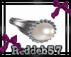 *RD* Pearl Diamond Ring 