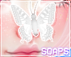 +Nose Butterfly White