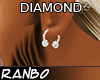 *R* Left Diamond Earring