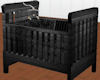 Gothic Black Baby Crib