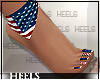 !H! USA Flag Feet