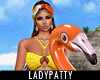 Flamingo Floatie Orange